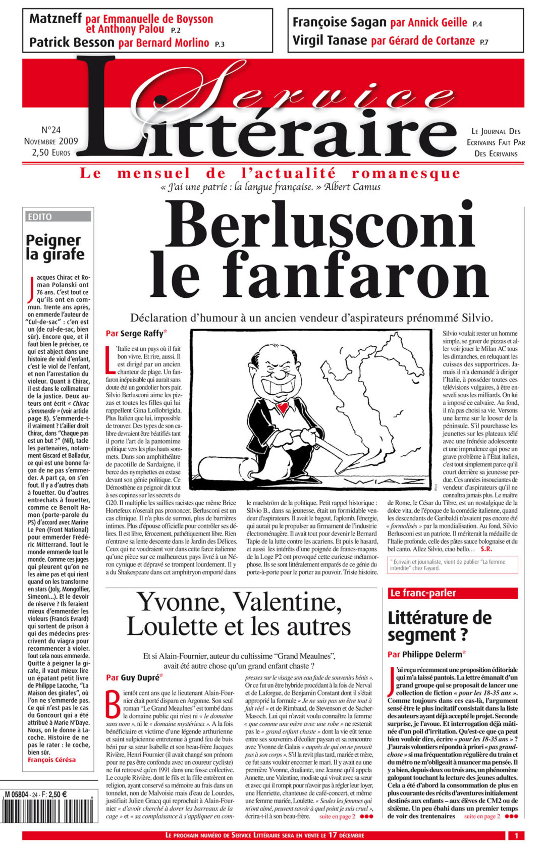Berlusconi le fanfaron