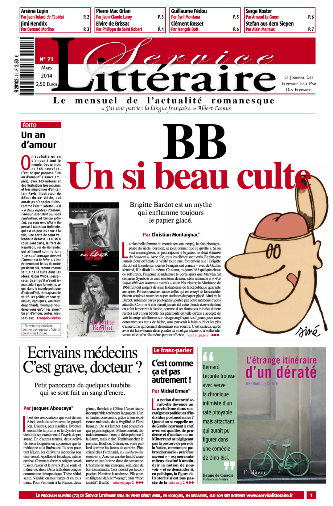 Numéro 71 - Mars 2014 - Papier