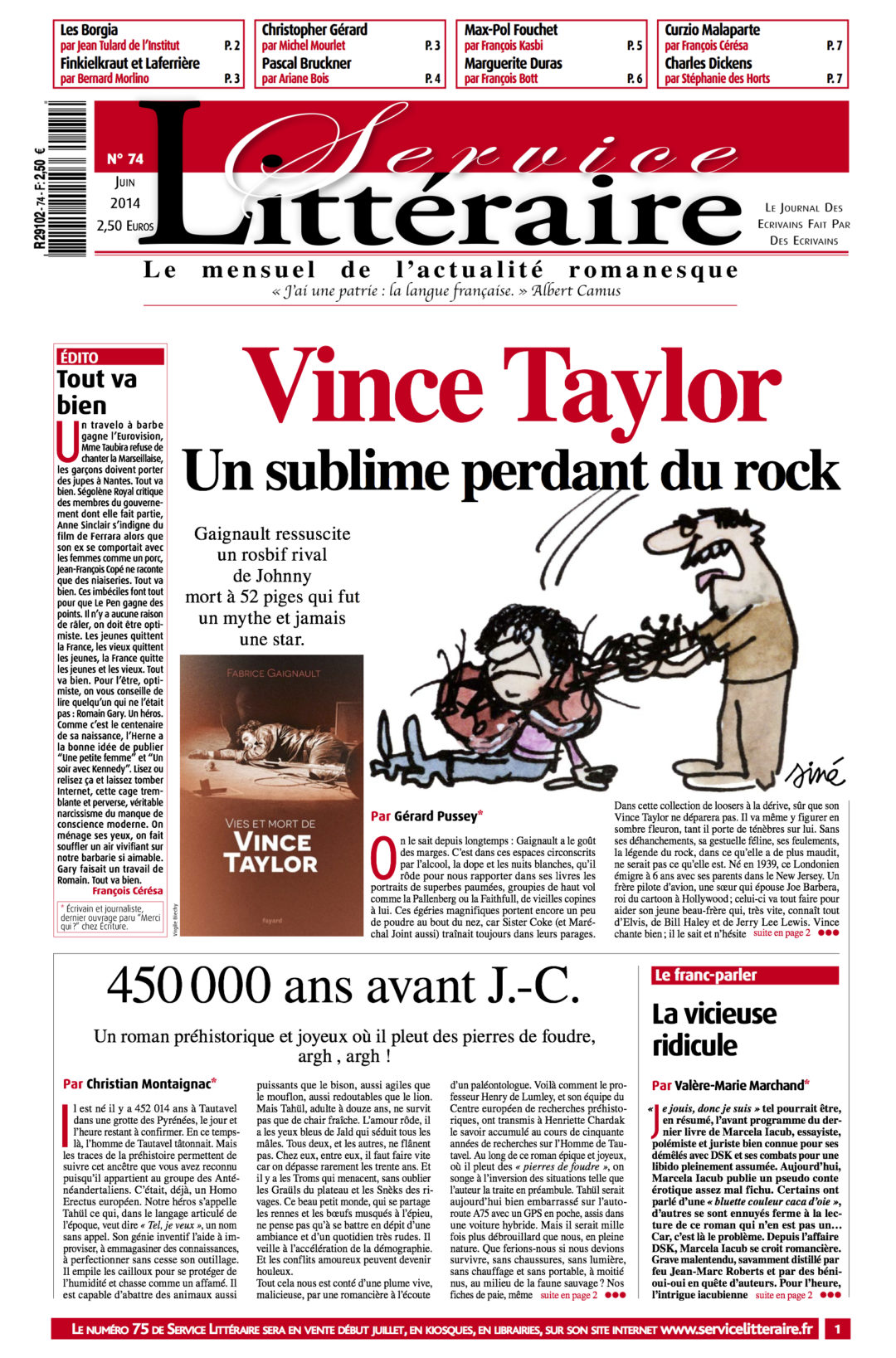 Numéro 74 - Juin 2014 - Papier