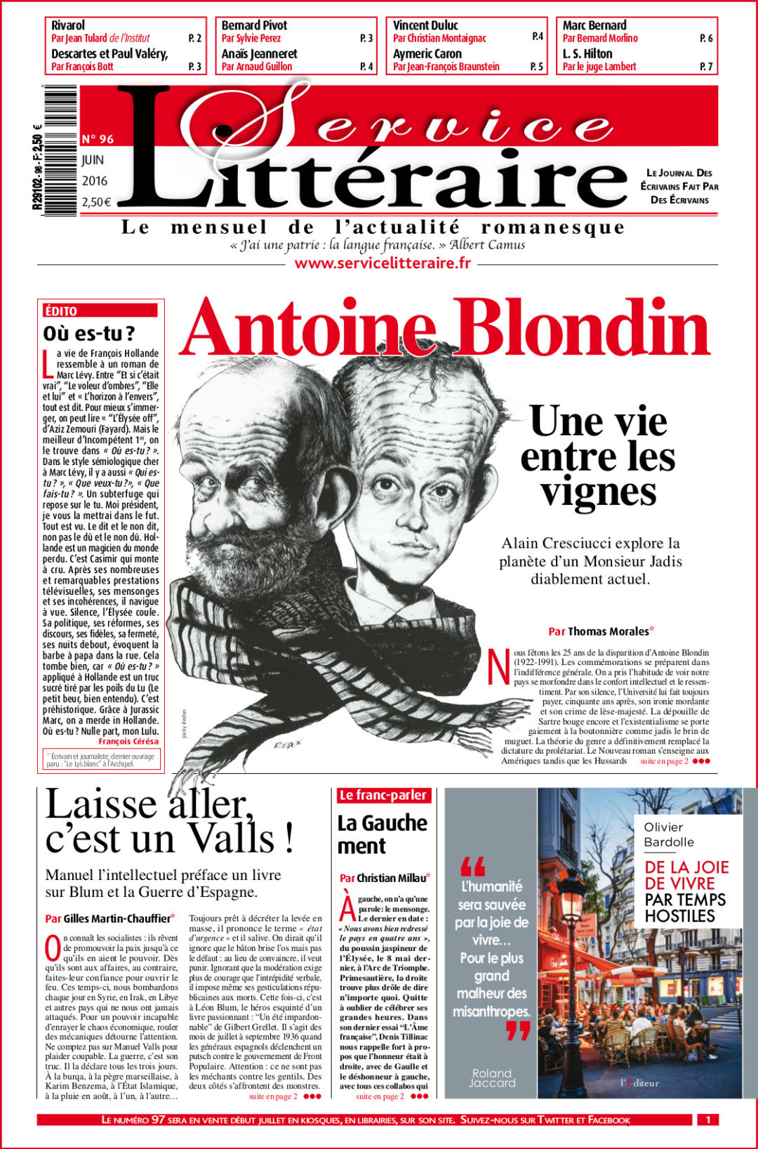 Numéro 96 - Juin 2016 - Papier