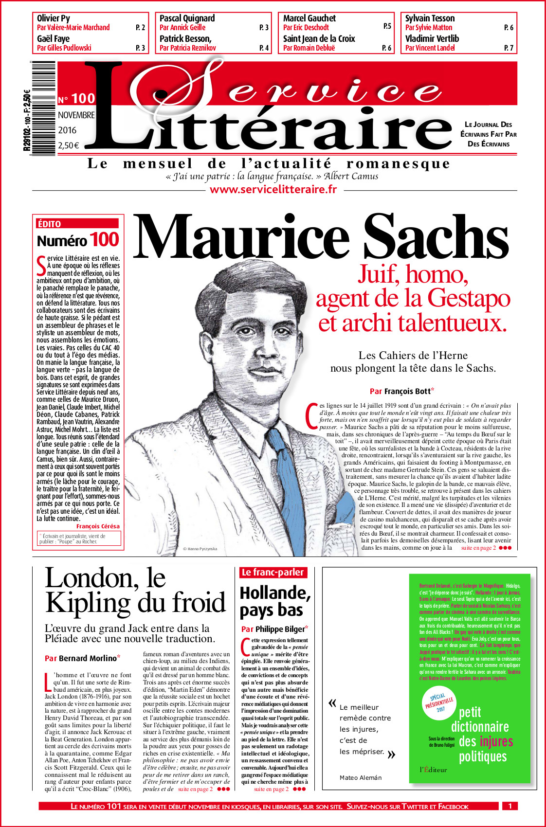 Numéro 100 - Novembre 2016 - Papier