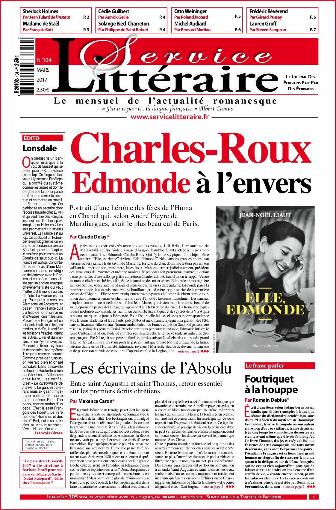 Numéro 104 - Mars 2017 - Papier