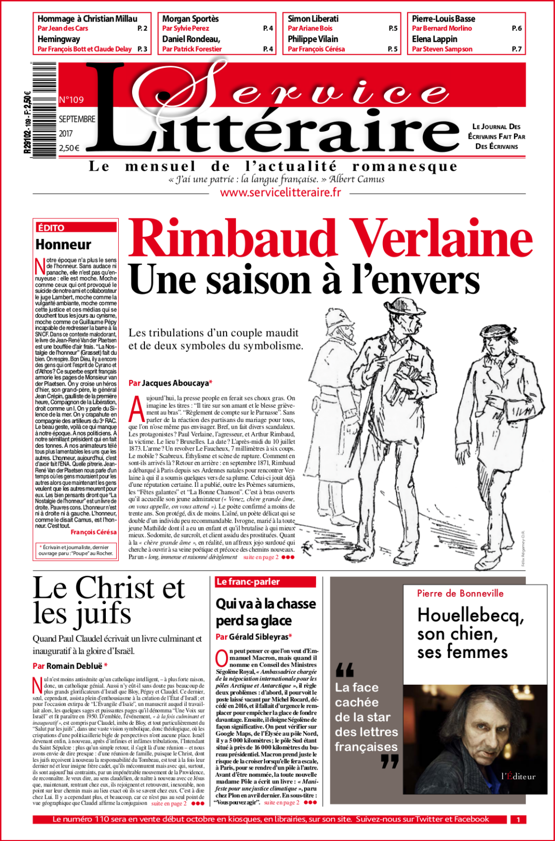Numéro 109 - Septembre 2017 - Papier