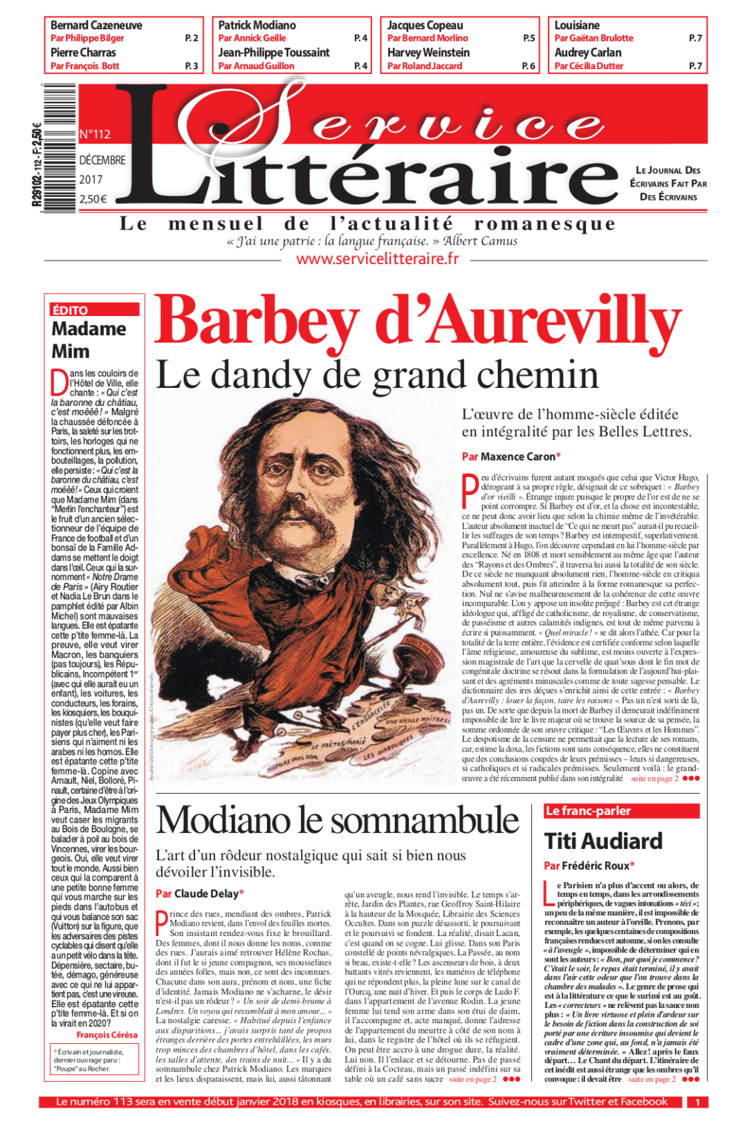 Numéro 112 - Décembre 2017 - Papier