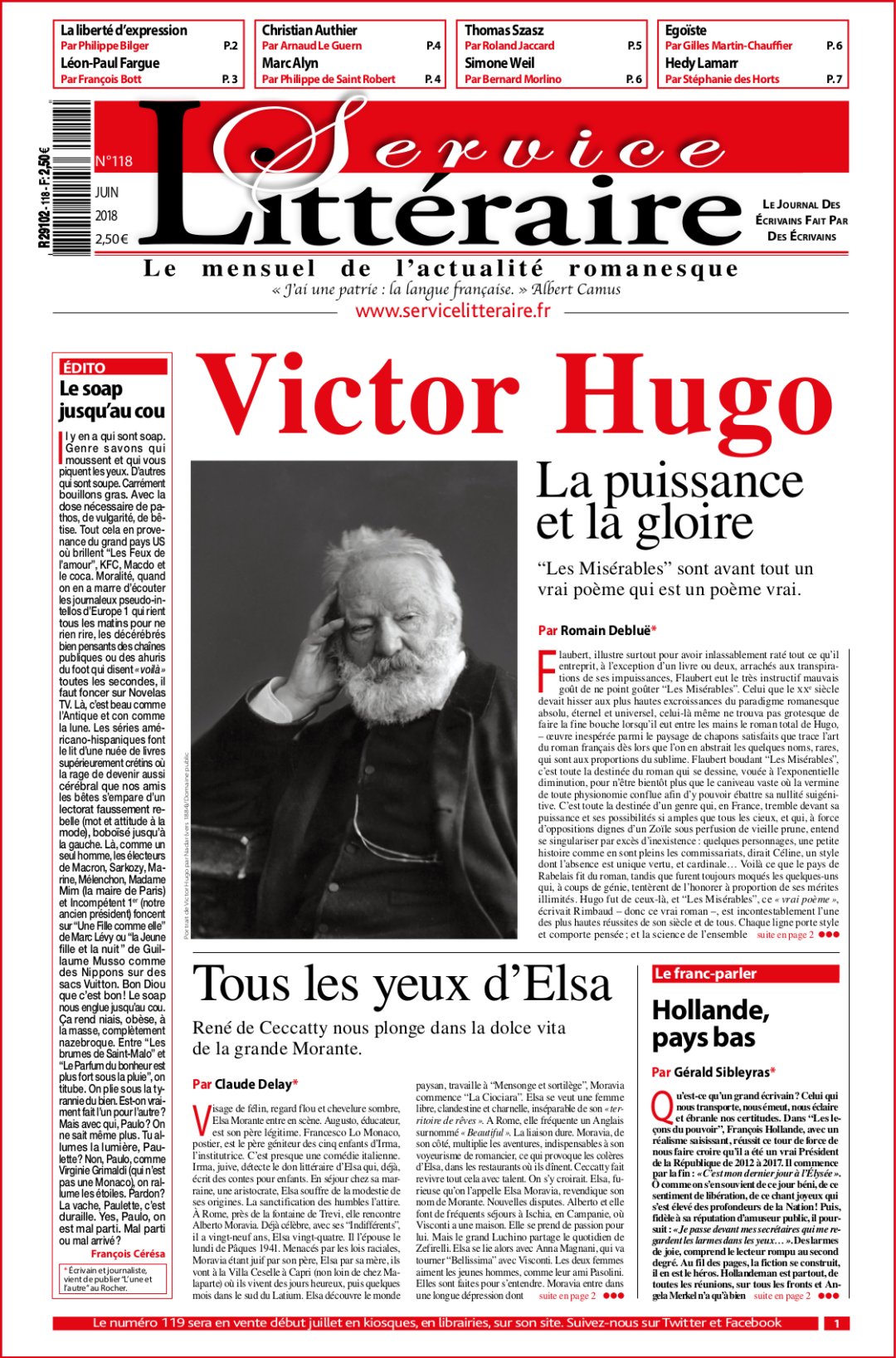 Numéro 118 - Juin 2018 - Papier