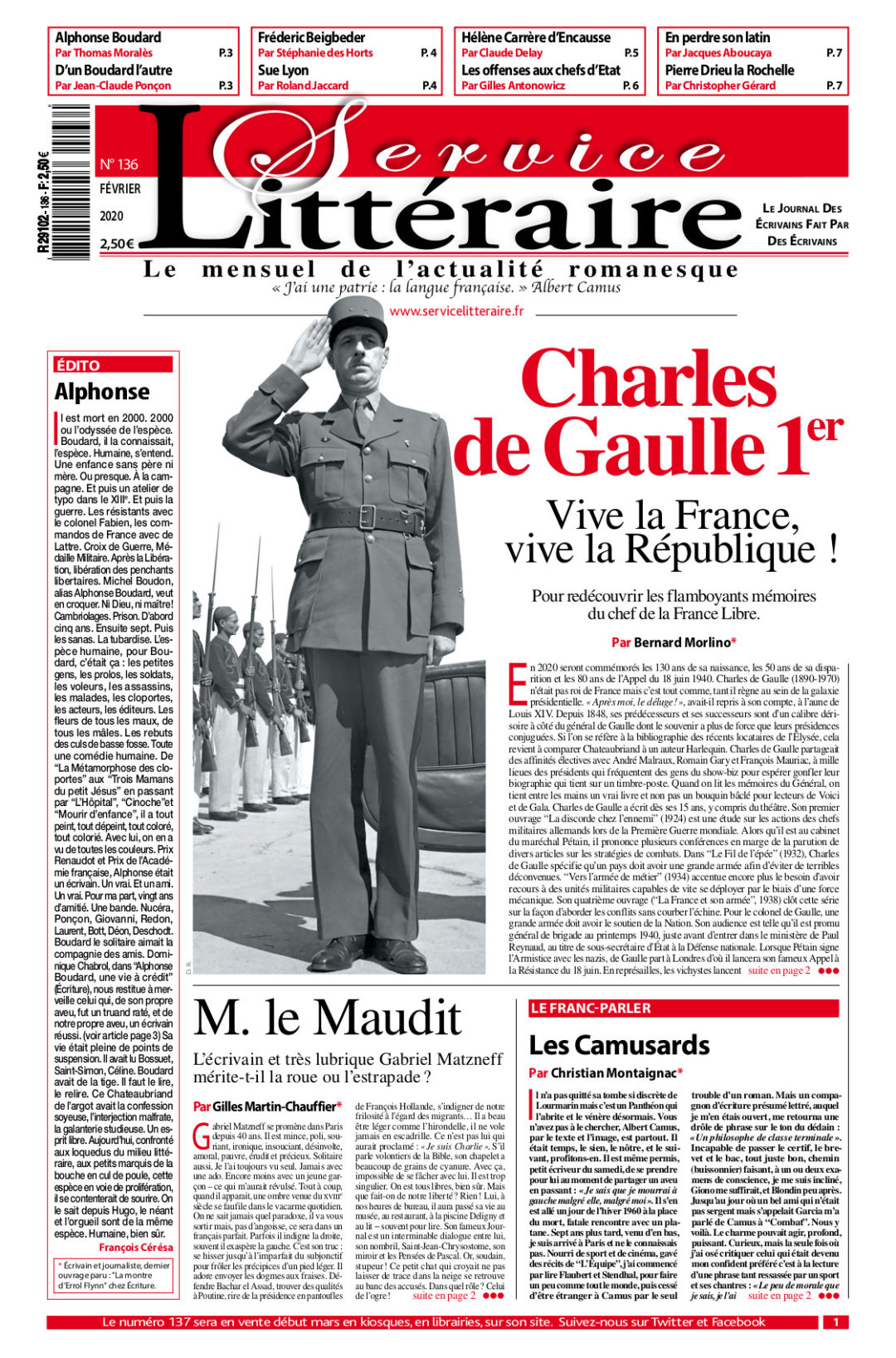 Numéro 136 - Février 2020 - Papier