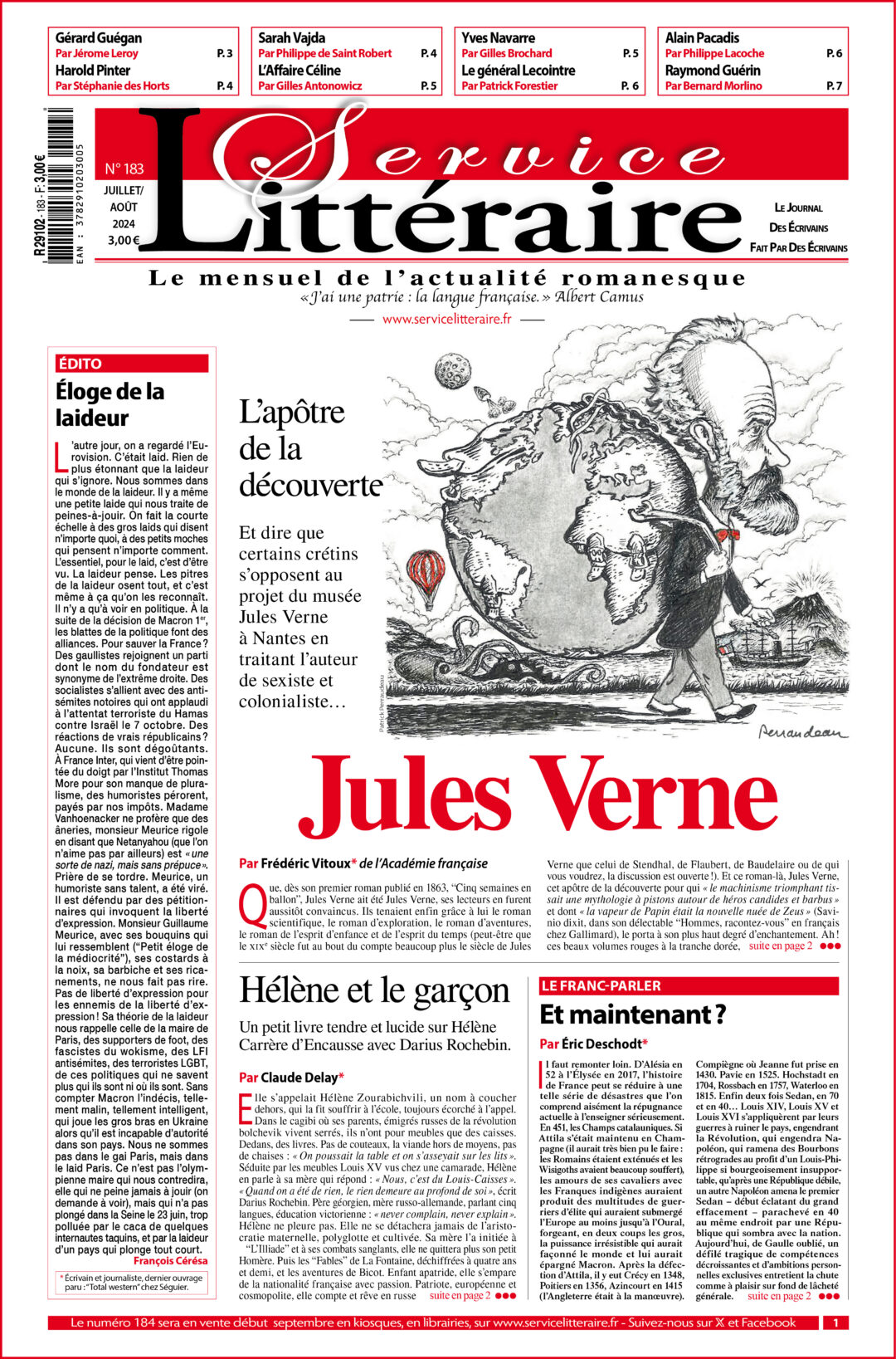 Une 183 - Verne - Juillet 2024