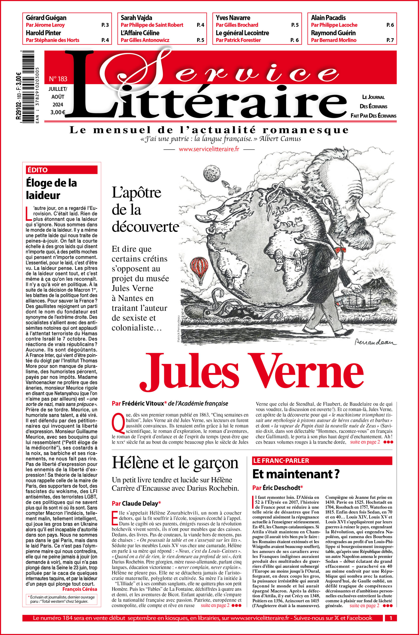 Une 183 - Verne - Juillet 2024