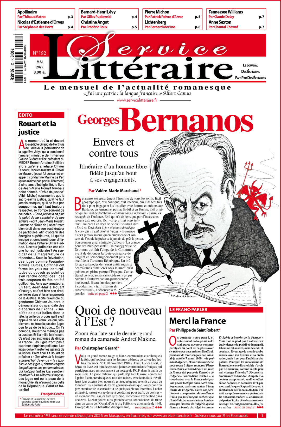 Une 192 Bernanos Mai 2025